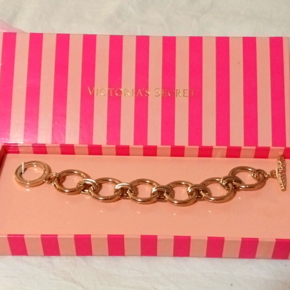 Victoria's Secret rose gold bracelet